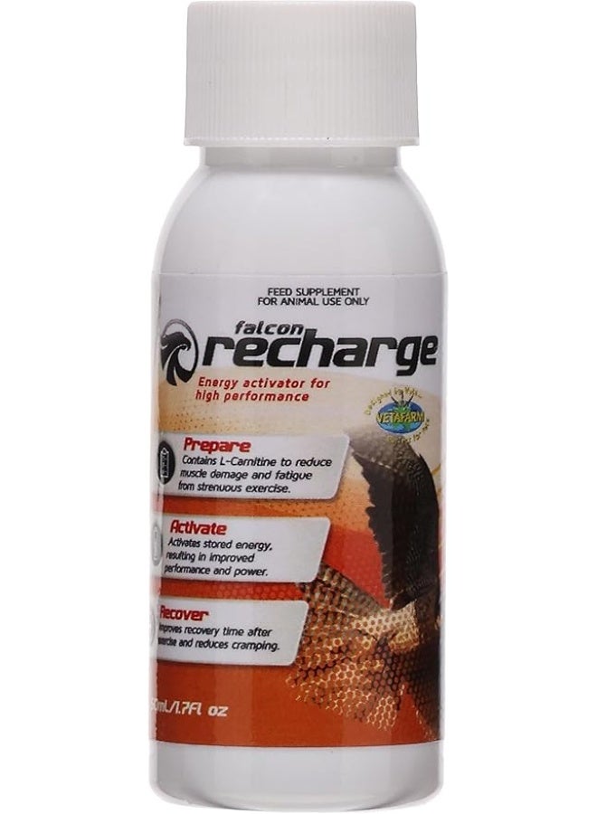 Vetafarm Falcon Recharge, High-Energy Supplement  inhancing Muscle Performance for Falcons 50 ml - Image 1